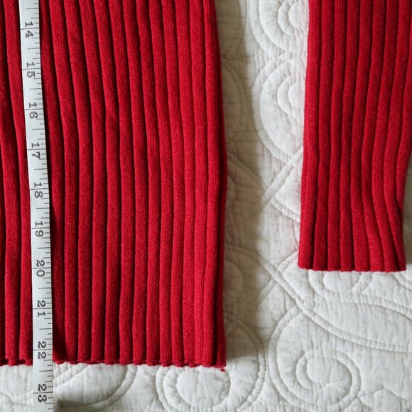 Red Banana Republic Knit Turtleneck Sweater - Picture 4 of 8